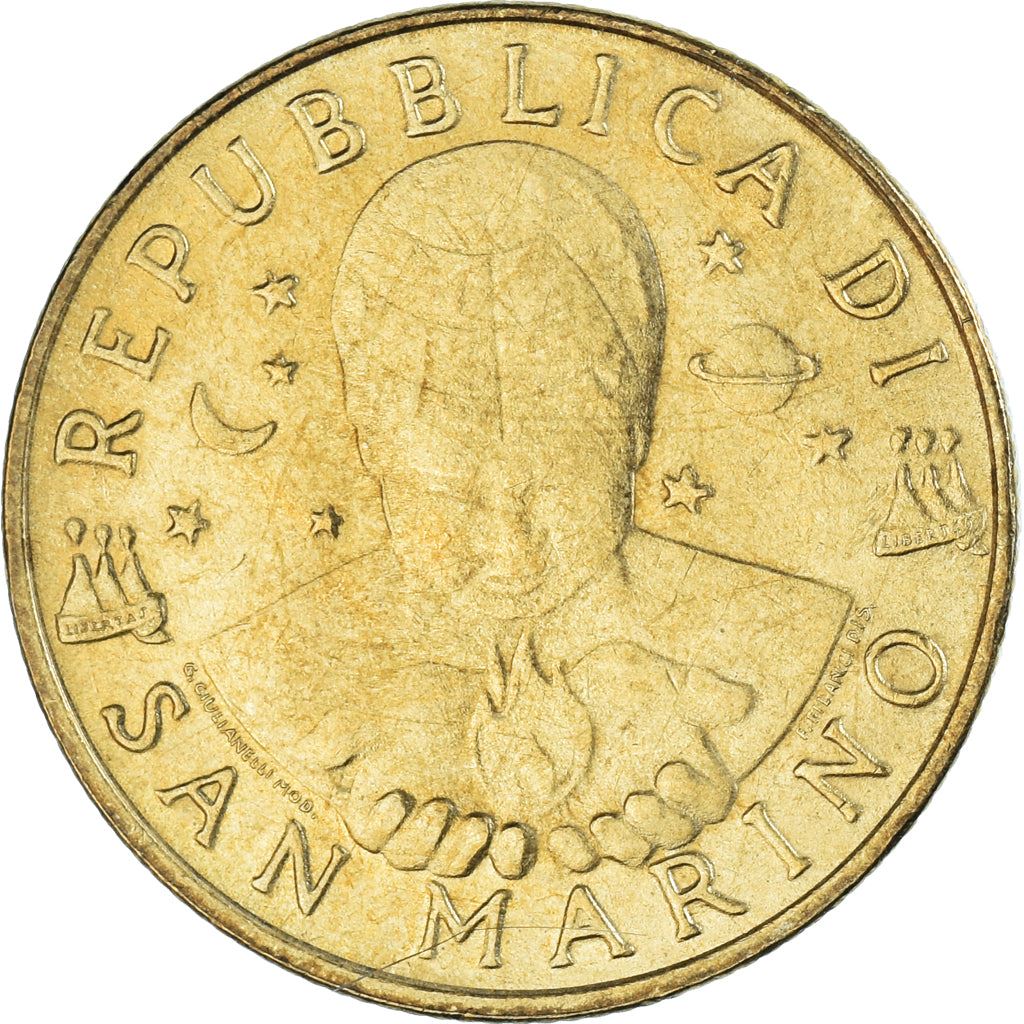 San Marino | 200 Lire Coin | Immanuel Kant | Km:356 | 1996