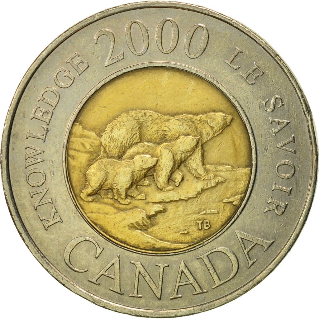 Canada | 2 Dollars Mønt | Viden | Bimetalisk | KM:399 | 2000