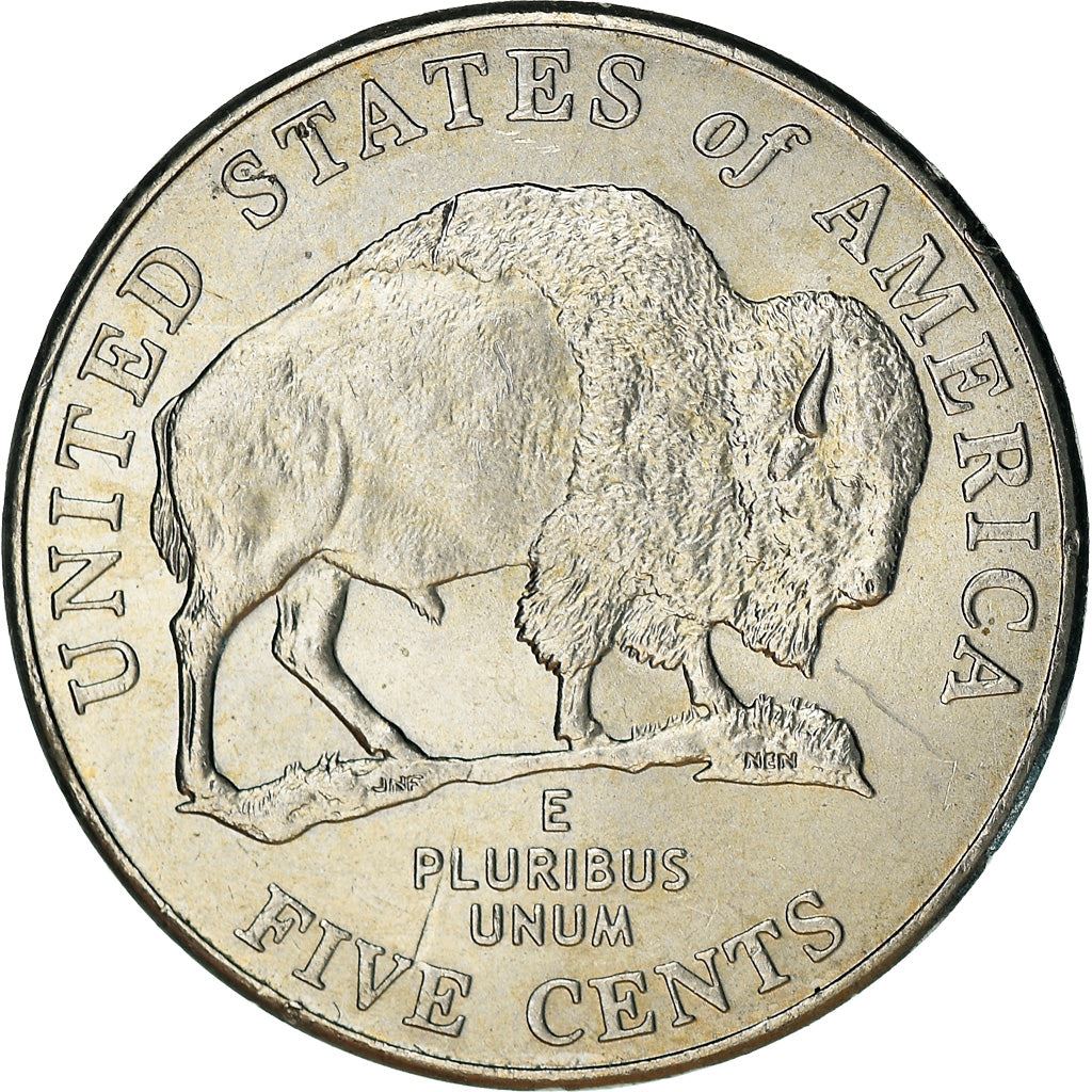 United States | 5 Cents Coin | Bison | Km:368 | 2005