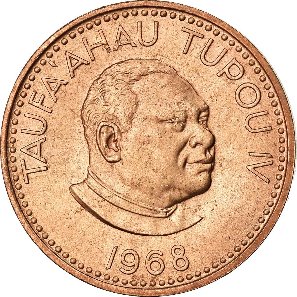 Tonga | Moneta da 2 Seniti | Re Tupou IV | Tartaruga | KM:28 | 1968 - 1974