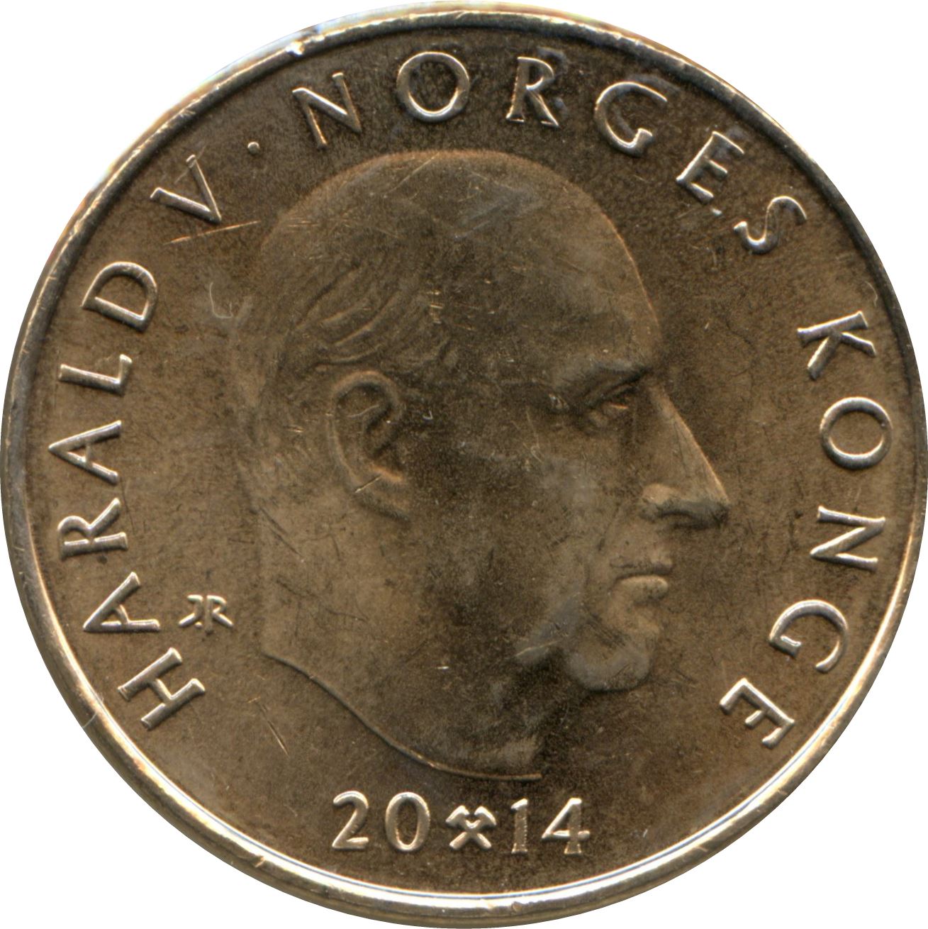 Norway | 20 Kroner Coin | Christian Magnus | KM:489 | 2014