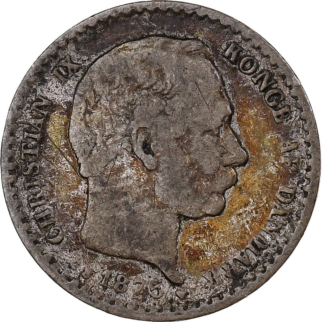 Denmark | 10 Ore Coin | Christian IX | Km:795 | 1874 - 1905
