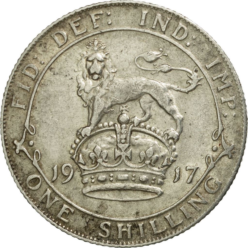 United Kingdom | 1 Shilling Coin | George V | Km:816 | 1911 - 1919