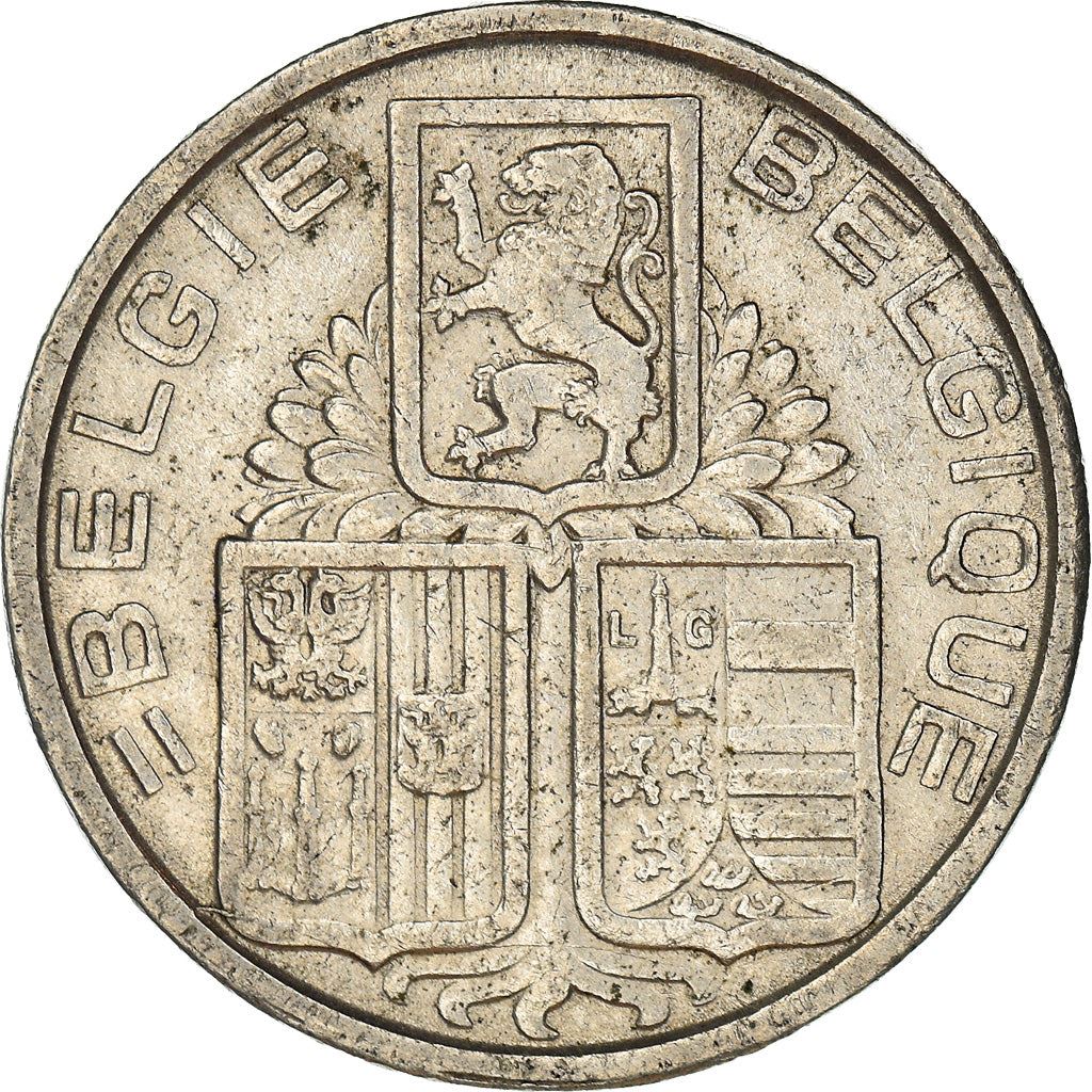 Belgium | 5 Francs Coin | Lion | Km:117 | 1938 - 1939