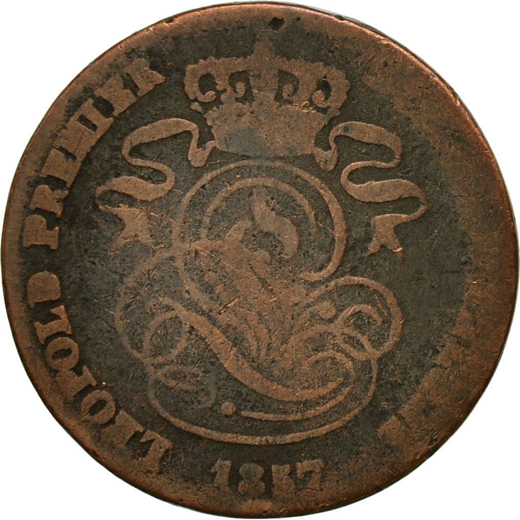 Belgien | 2-Centimes-Münze | Leopold I. | Kupfer | KM: 4.1–4.4 | 1833–1865