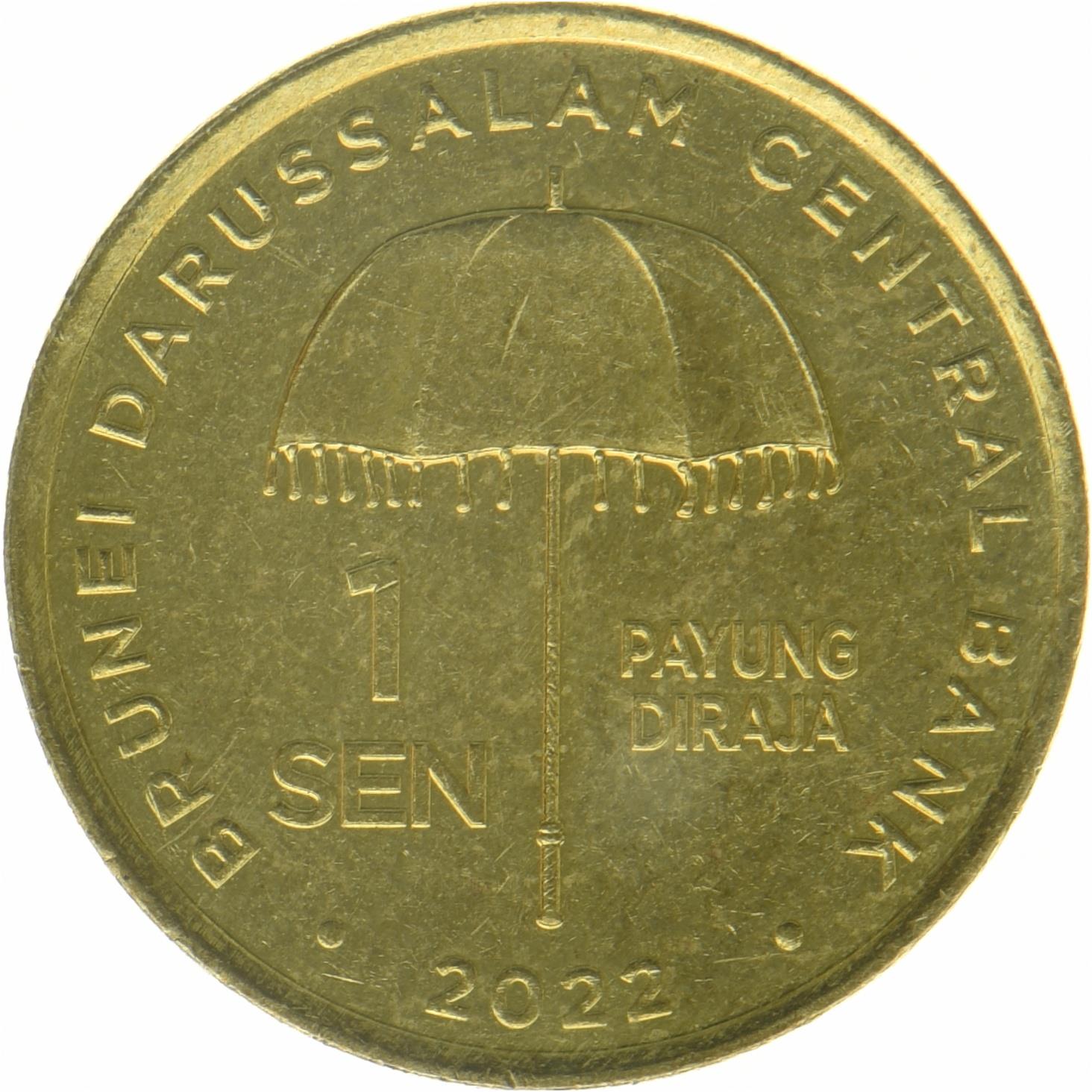 Brunei | 1 Sen Münze | Haji Hassanal Bolkiah | 2022 - 2024
