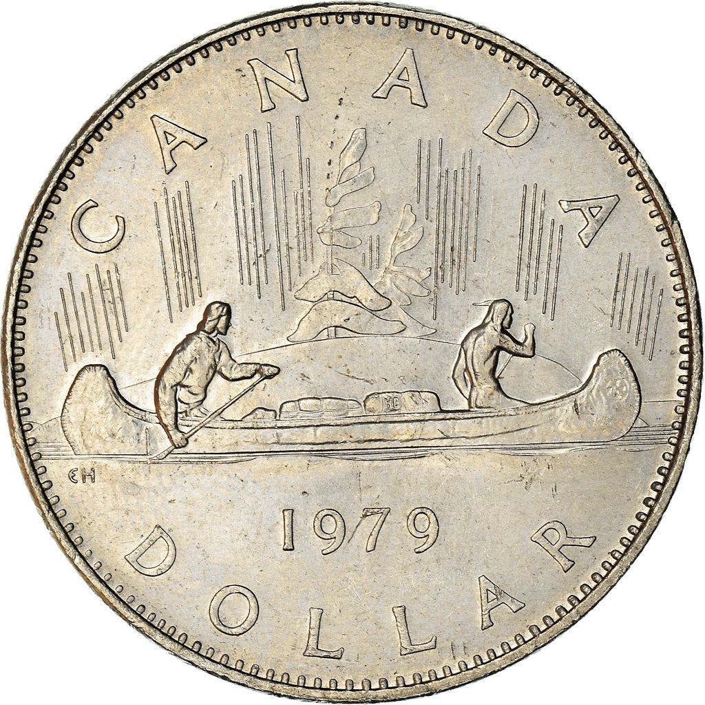 Canada | 1 Dollar Coin | Canoe | Km:120 | 1978 - 1987