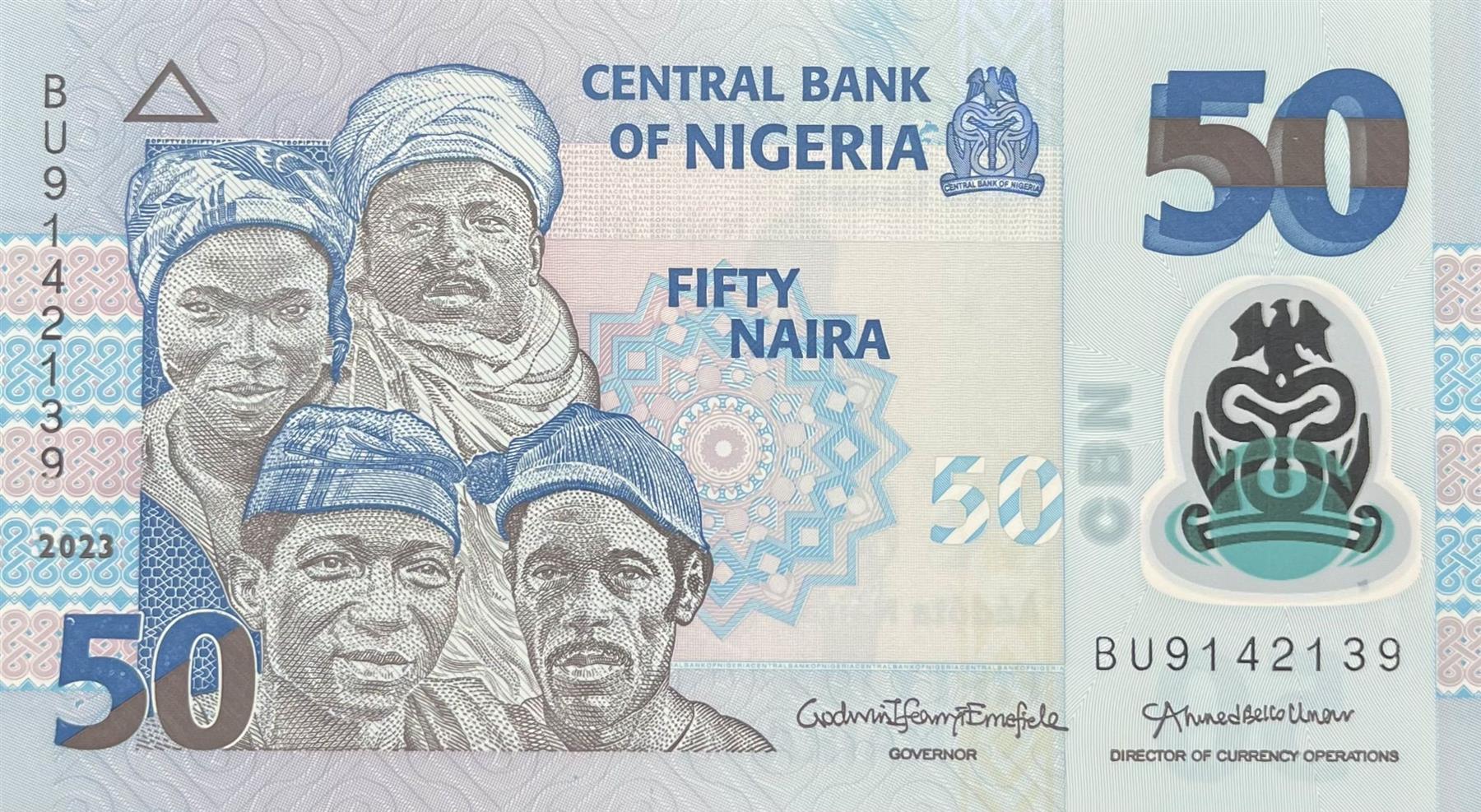 Nigeria | 50 Naira Banknote | 2009 - 2025 | Nigerians | Fishermen