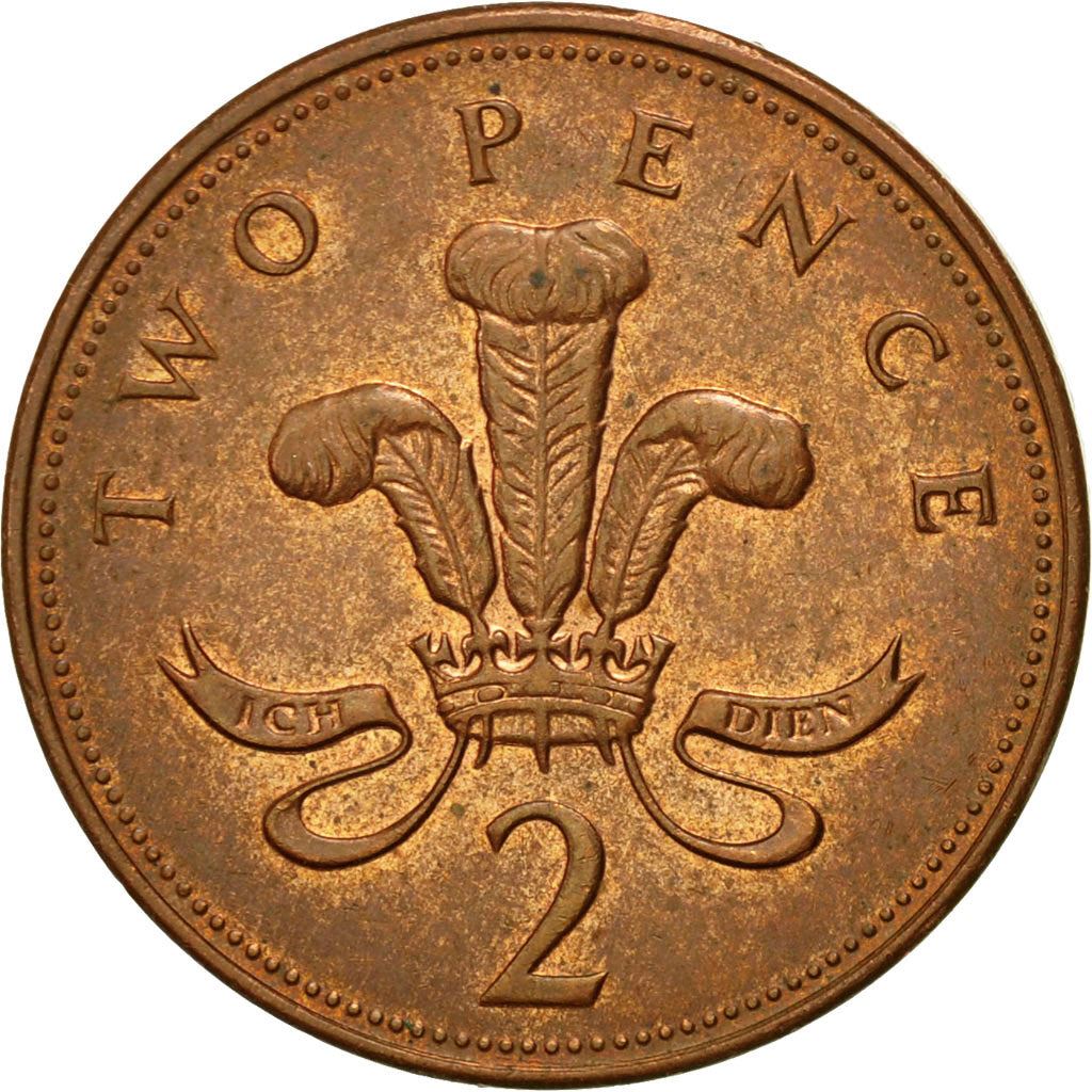 United Kingdom | 2 Pence Coin | Elizabeth II | Km:936A | 1992 - 1997