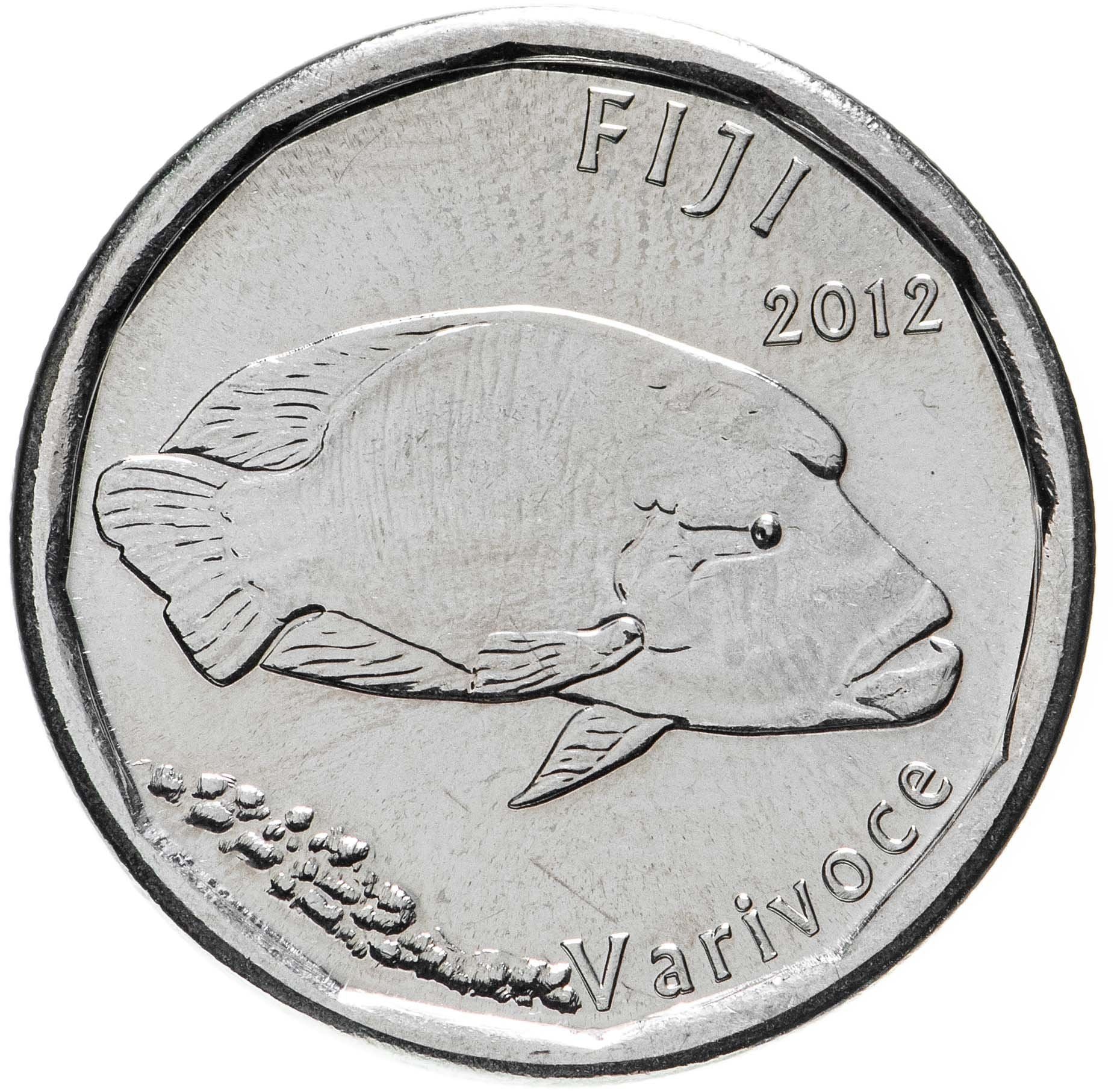 Fiji | 50 Cents Coin | Canoe | Km:335 | 2012 - 2017