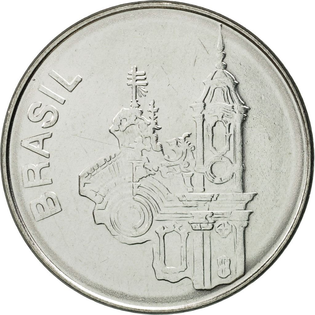 Brazil | 20 Cruzeiros Coin | Church of Saint Francis | Km:593 | 1985 - 1986