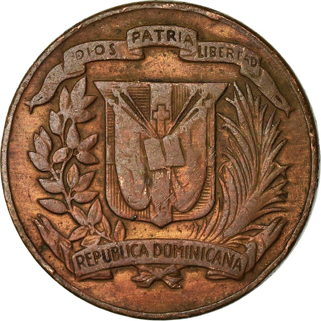 Dominican Republic 1 Centavo Coin | Liberty | KM17 | 1937 - 1961