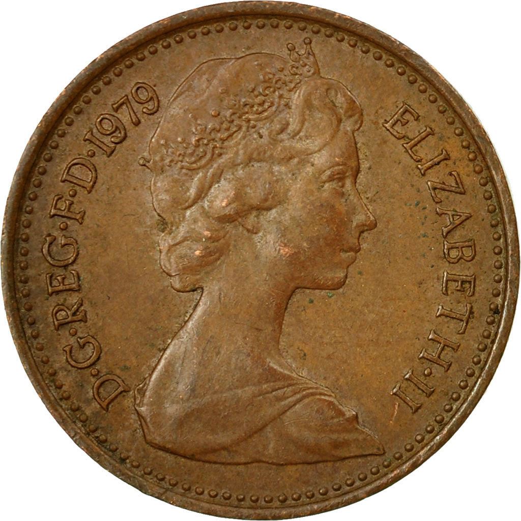 United Kingdom | 1/2 New Penny Coin | Elizabeth II | Km:914 | 1971 - 1981