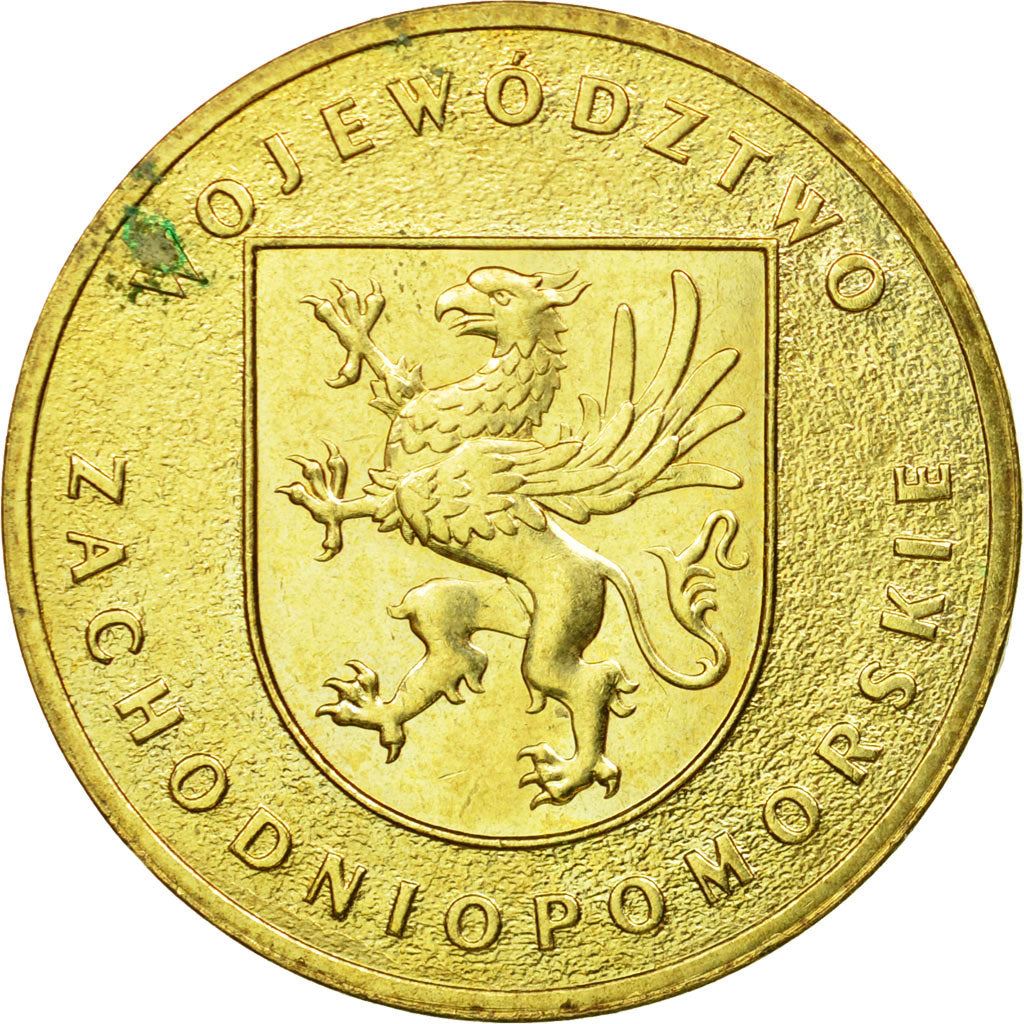 Poland | 2 Zlotys Coin | Zachodniopomorskie | Y:563 | 2005