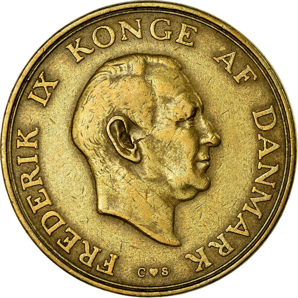 Denmark | 2 Kroner Coin | Frederik IX | Km:838 | 1947 - 1959