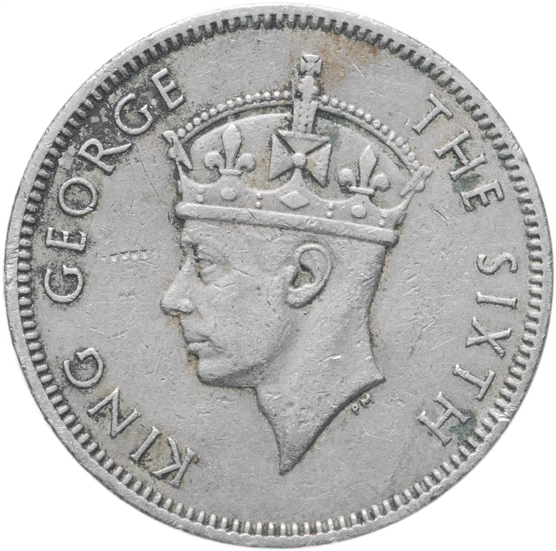 Malaya | 20 Cents Coin | George VI | Km:9 | 1948 - 1950