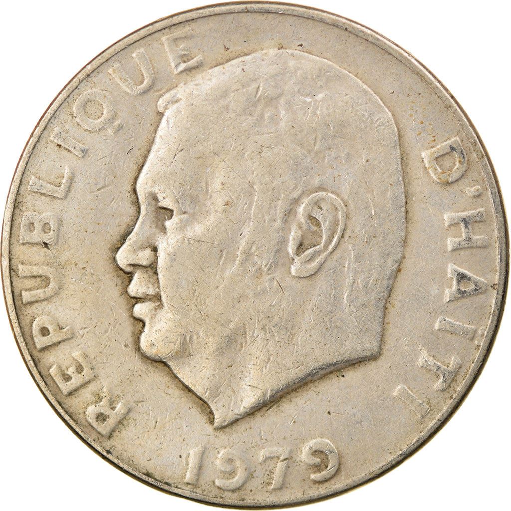 Haiti | 50 Centimes Coin | Jean-Claude Duvalier | Cannon | Km:101A | 1975 - 1985
