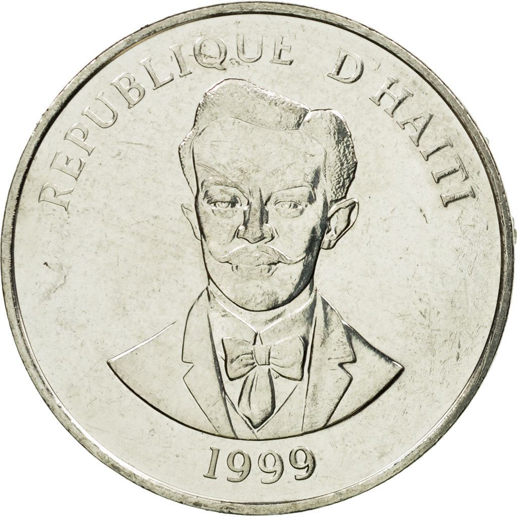 Haiti | 50 Centimes Coin | Charlemagne Peralte | Cannon | Km:153A | 1995 - 2013