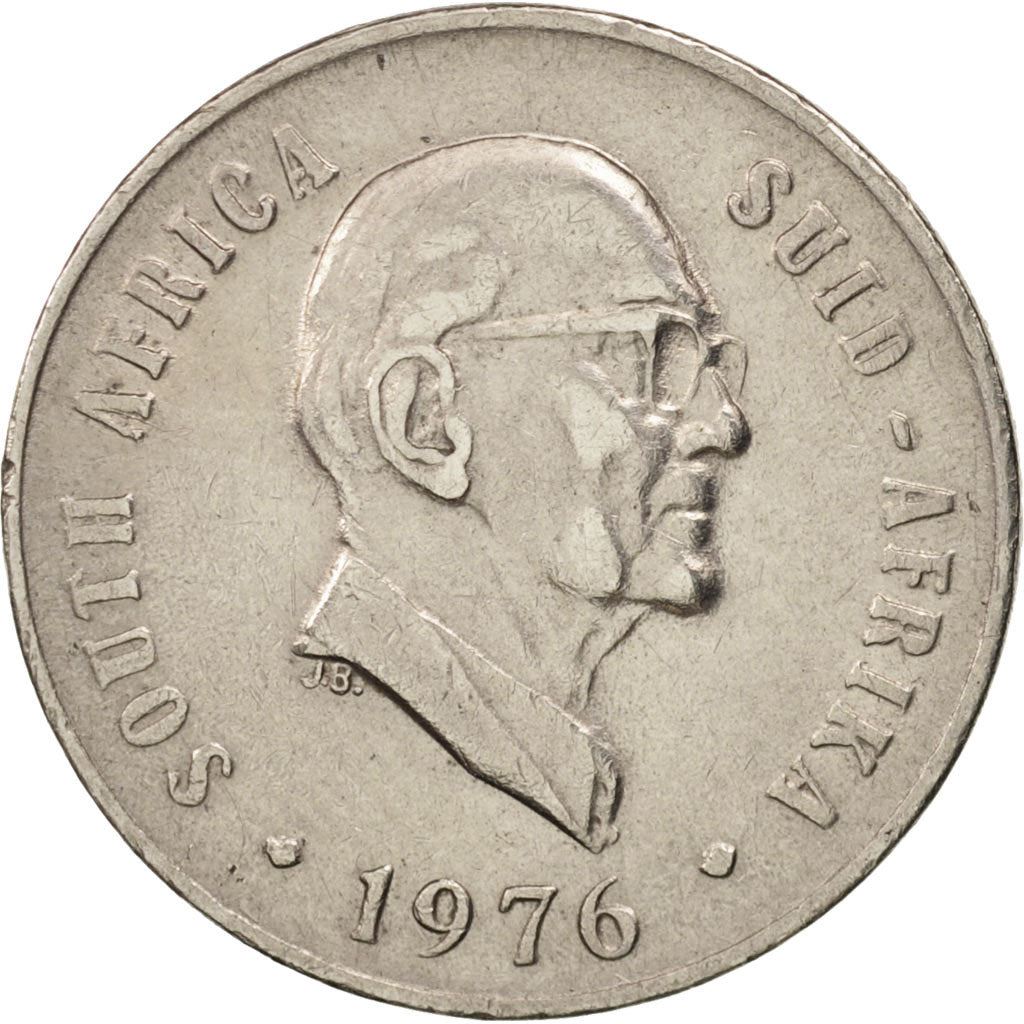 South Africa 10 Cents Coin | Jacobus J. Fouche | KM94 | 1976