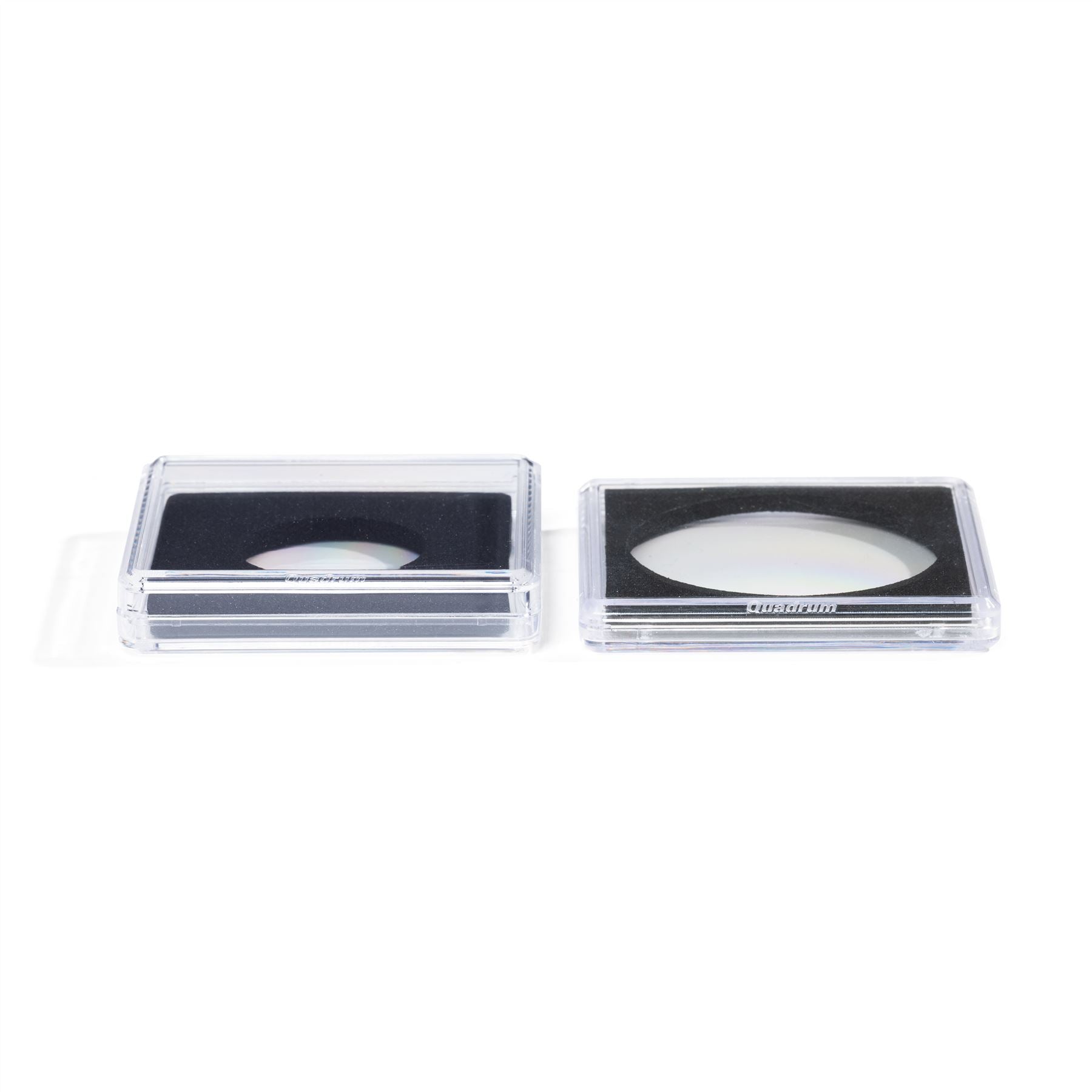 QUADRUM HIGH Square Capsules | 50x50x10mm Coin Capsules | For 11-41mm Diameter and up to 6mm Coin Thickness | Packs of 50