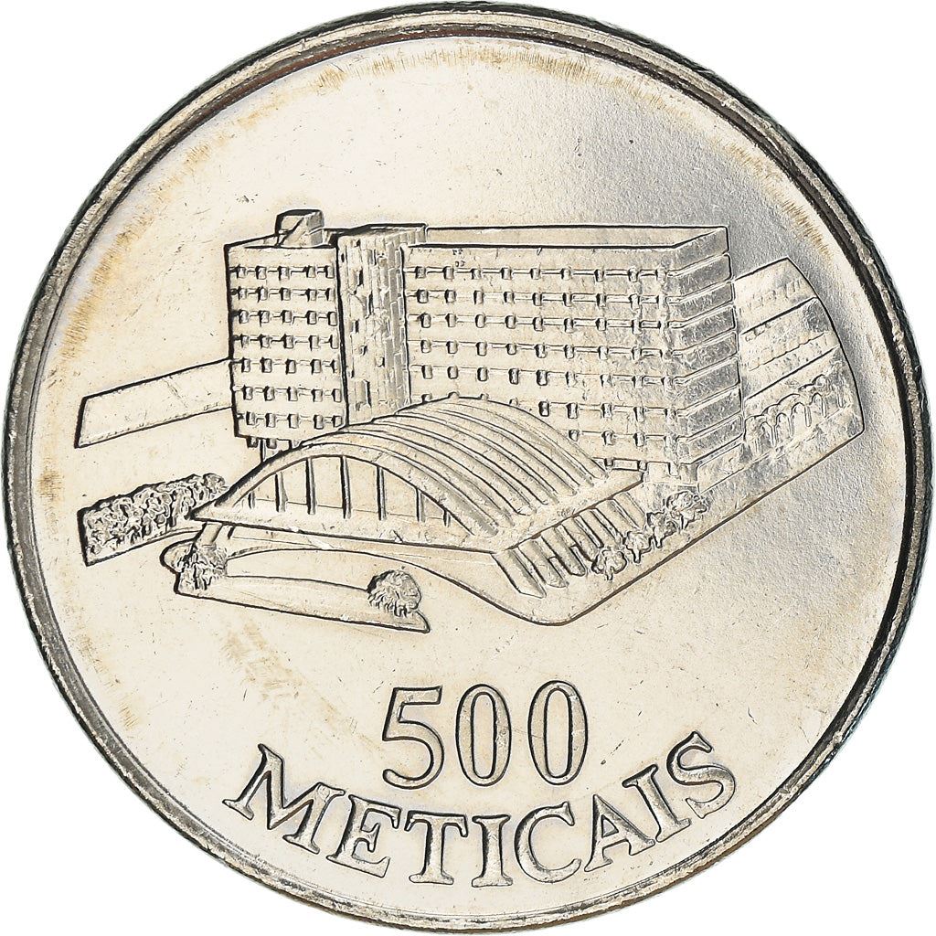 Mozambique 500 Meticais Coin | Railway Station | KM121 | 1994