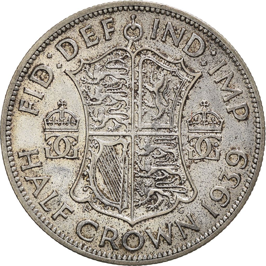 United Kingdom | 1/2 Crown Coin | George VI | KM:856 | 1937 - 1946