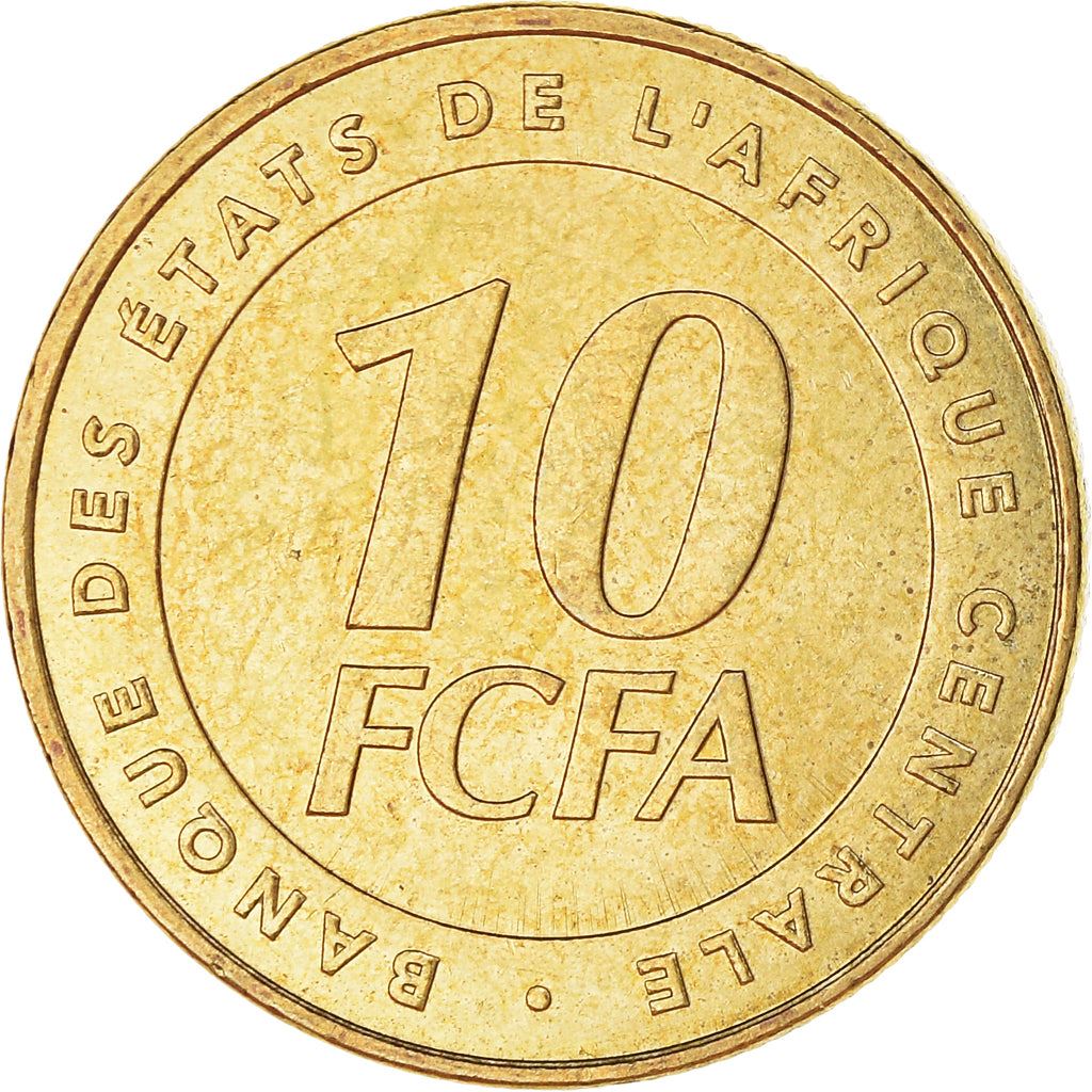 Central African States | 10 Francs Cfa Coin | Plants | Km:19 | 2006
