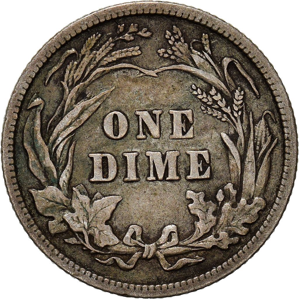 미국 | 1 다임 동전 | 바버 다임 | KM:113 | 1892 - 1916