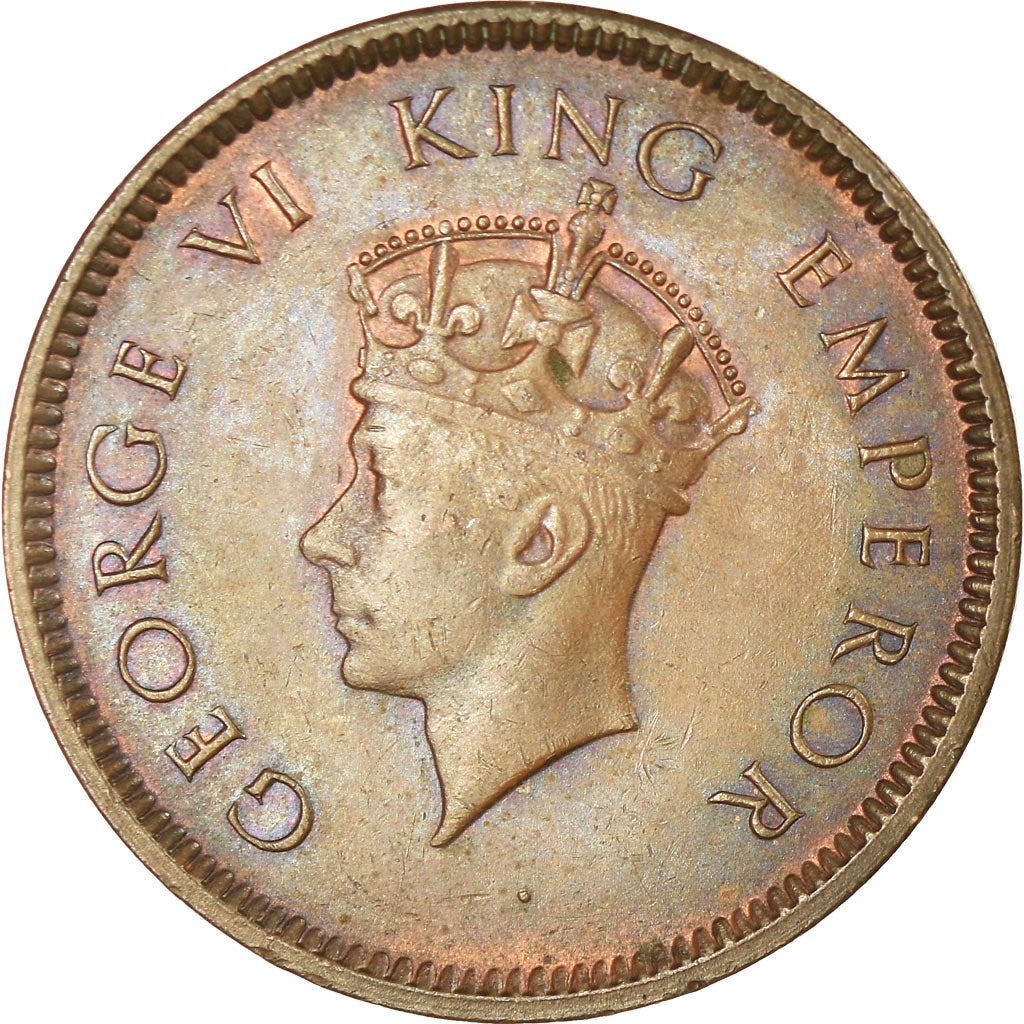 India - British | 1/4 Anna Coin | King George VI | Km:530 | 1938 - 1940