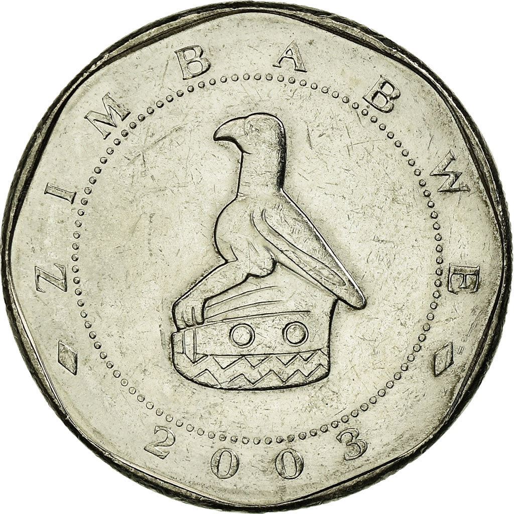 Zimbabwe | 25 Dollars Coin | Military Monument | Km:15 | 2003