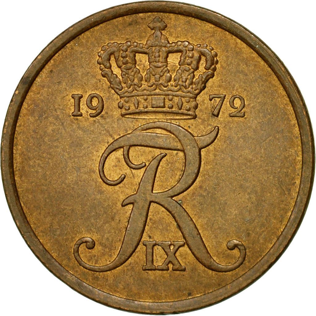 Denmark | 5 Ore Coin | Monogram | Km:848 | 1960 - 1972