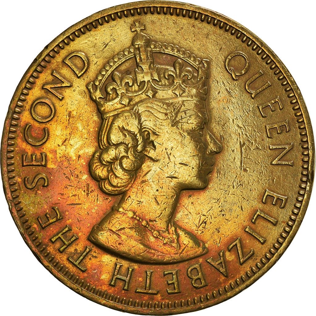 Jamaica Coin | 1 Penny Coin | Queen Elizabeth II | KM39 | 1964 - 1967