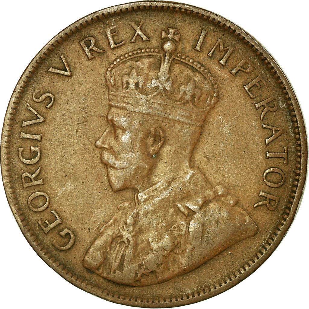 South Africa 1 Penny Coin | George V | 1D | KM14.3 | 1931 - 1936