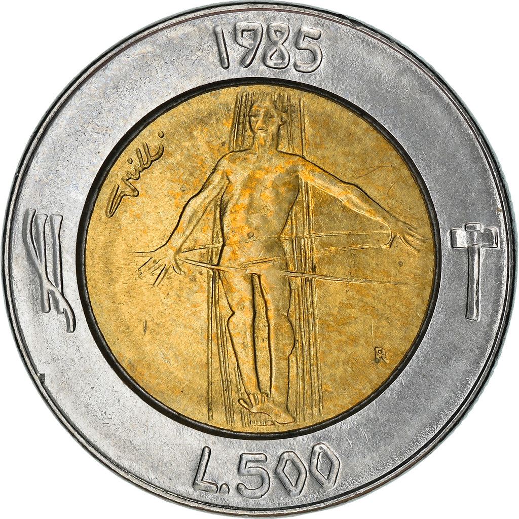 San Marino | 500 Lire Coin | Redemption from drugs | Km:181 | 1985