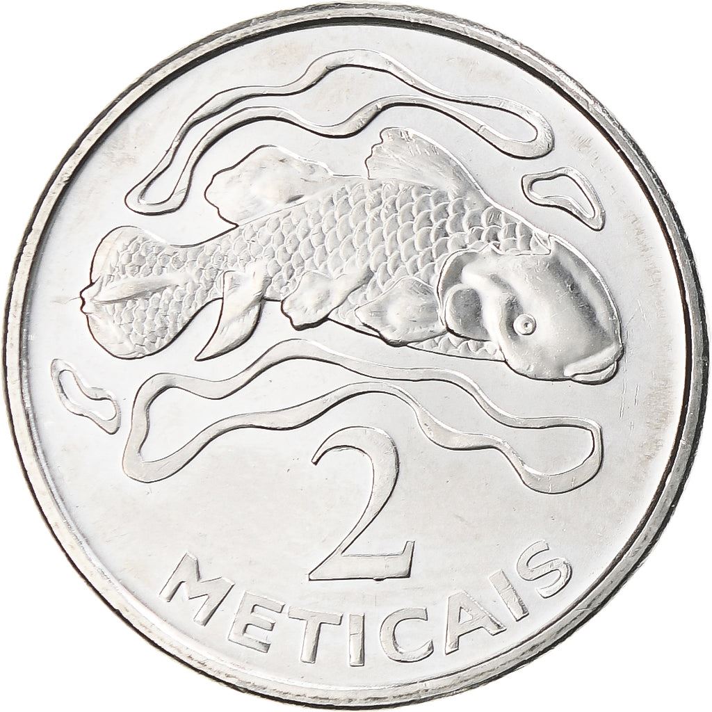 Mozambique | 2 Meticais Coin | Fish | KM138 | 2006 - 2019