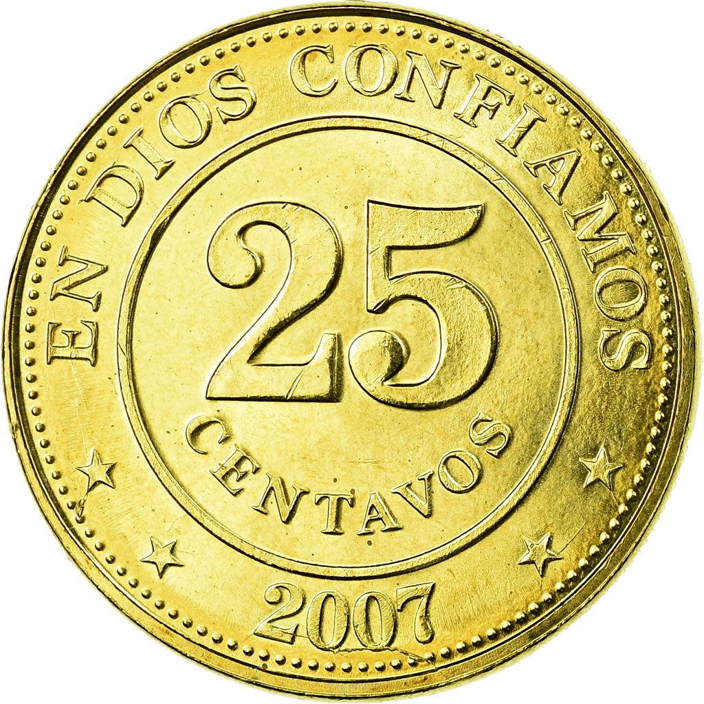 Nicaragua Coin Nicaraguan 25 Centavos Coin | KM104 | 2007 - 2014