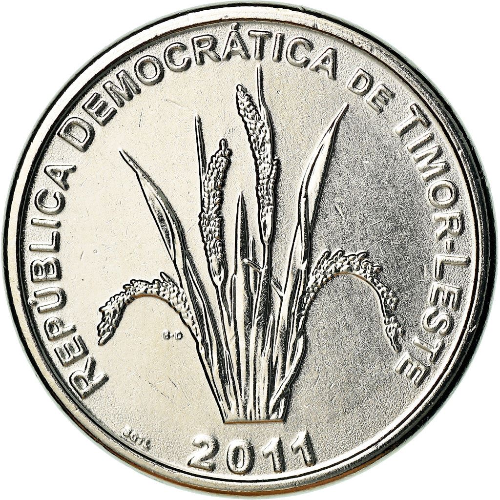 Timor-Leste | 5 Centavos Coin | Rice Plant | Km:2 | 2003 - 2017