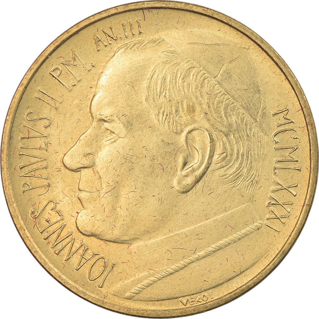 Vatican City | 20 Lire Coin | Hospitality | Km:156 | 1981