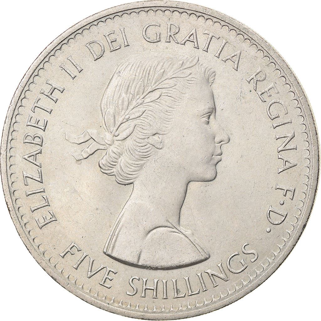United Kingdom | 5 Shillings Coin | British Exhibition | KM:909 | 1960