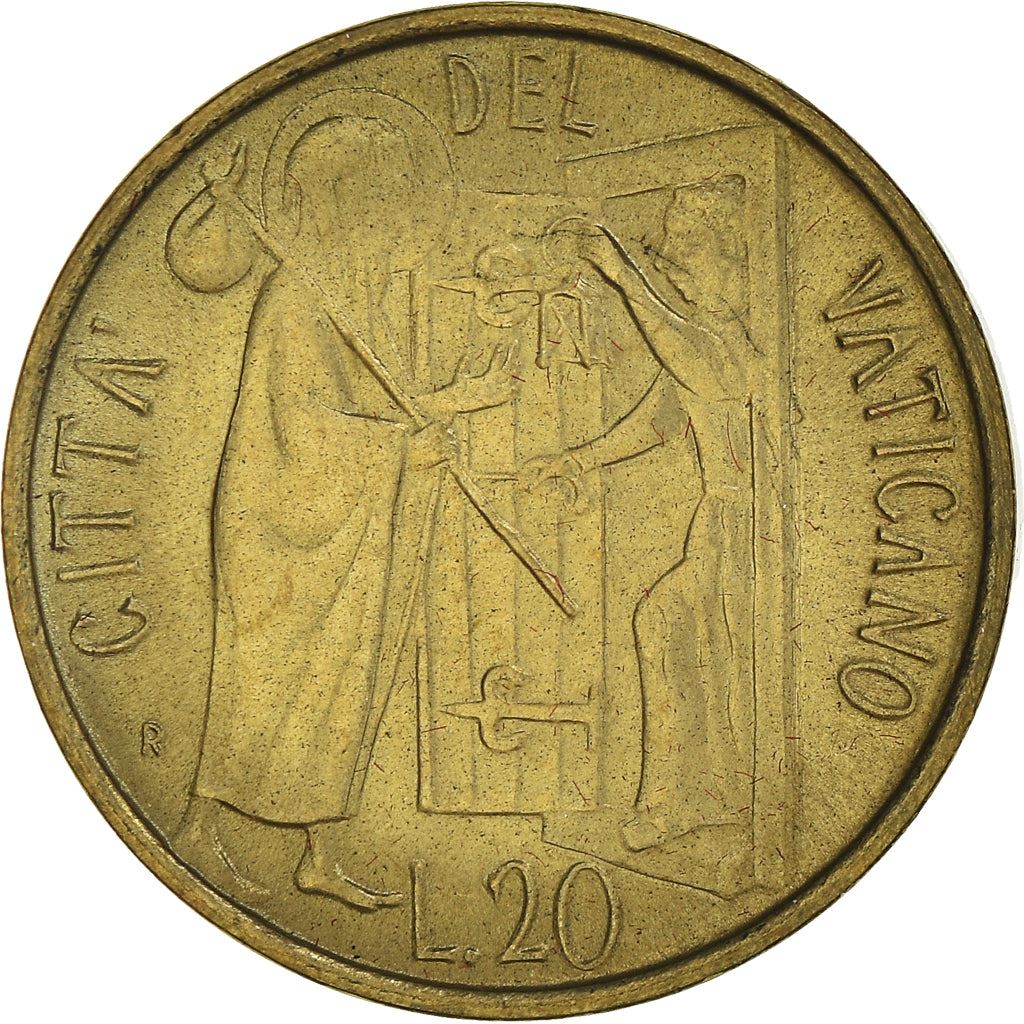 Vatican City | 20 Lire Coin | Hospitality | Km:156 | 1981