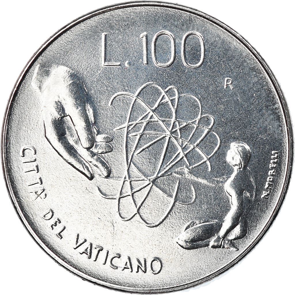 Vatican City | 100 Lire Coin | John Paul II | Km:173 | 1983