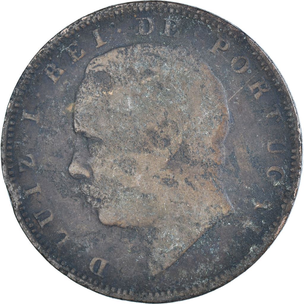 Portugal | 10 Reis Mønt | Luíz I | Km:526 | 1882 - 1886