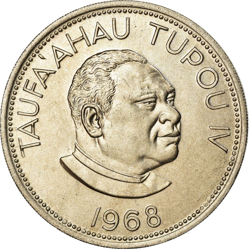 Tonga | Moneta da 50 Seniti | Re Tupou IV | Stella | KM:32 | 1968