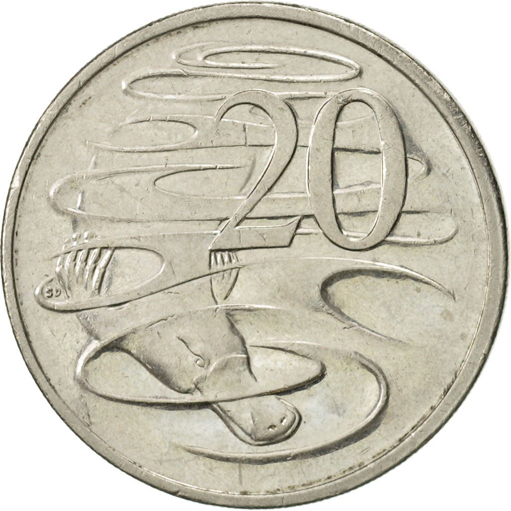 Australia | 20 Cents Coin | Platypus | Km:403 | 1999 - 2019