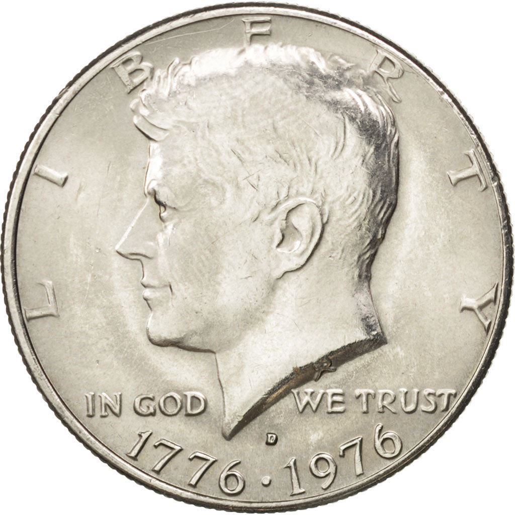 United States | ½ Dollar Coin | Independence Hall | Copper-nickel clad copper | KM:205 | 1976