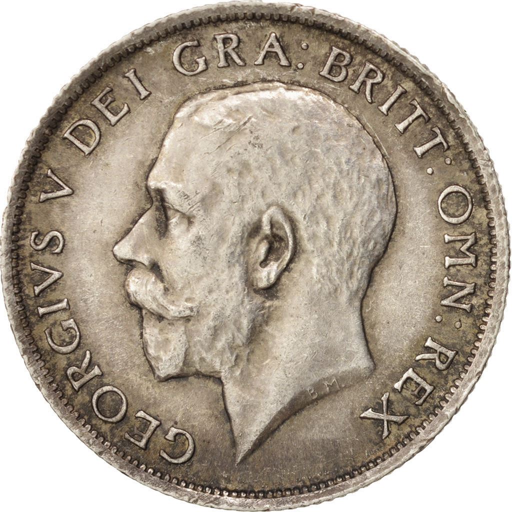 United Kingdom | 1 Shilling Coin | George V | Km:816 | 1911 - 1919
