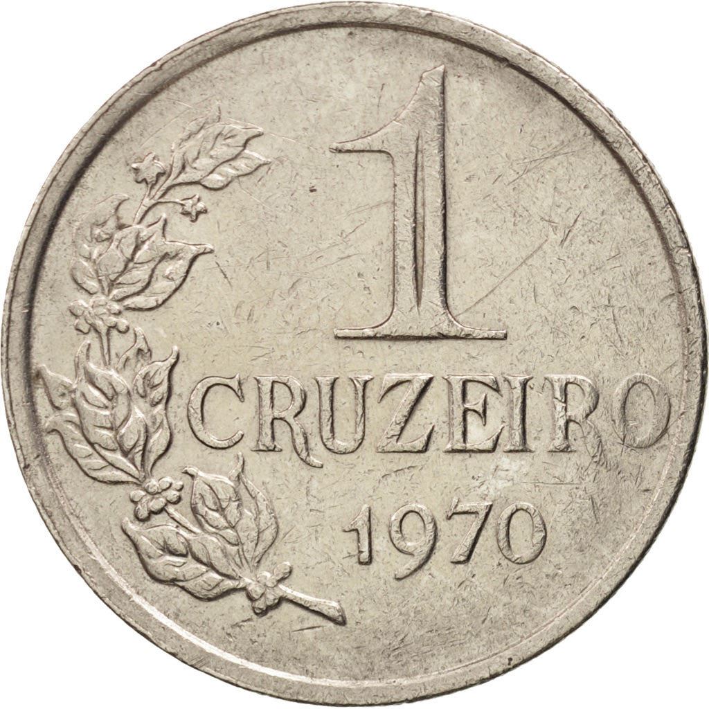 Brazil | 1 Cruzeiro Coin | Effigy | Km:581 | 1967 - 1970
