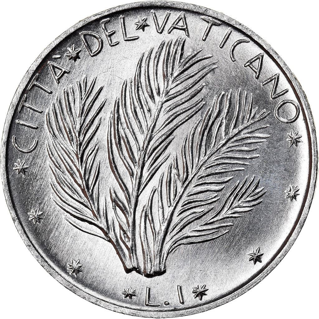 Vatican City | 1 Lira Coin | FAO | Aluminium | KM:116 | 1970-1977