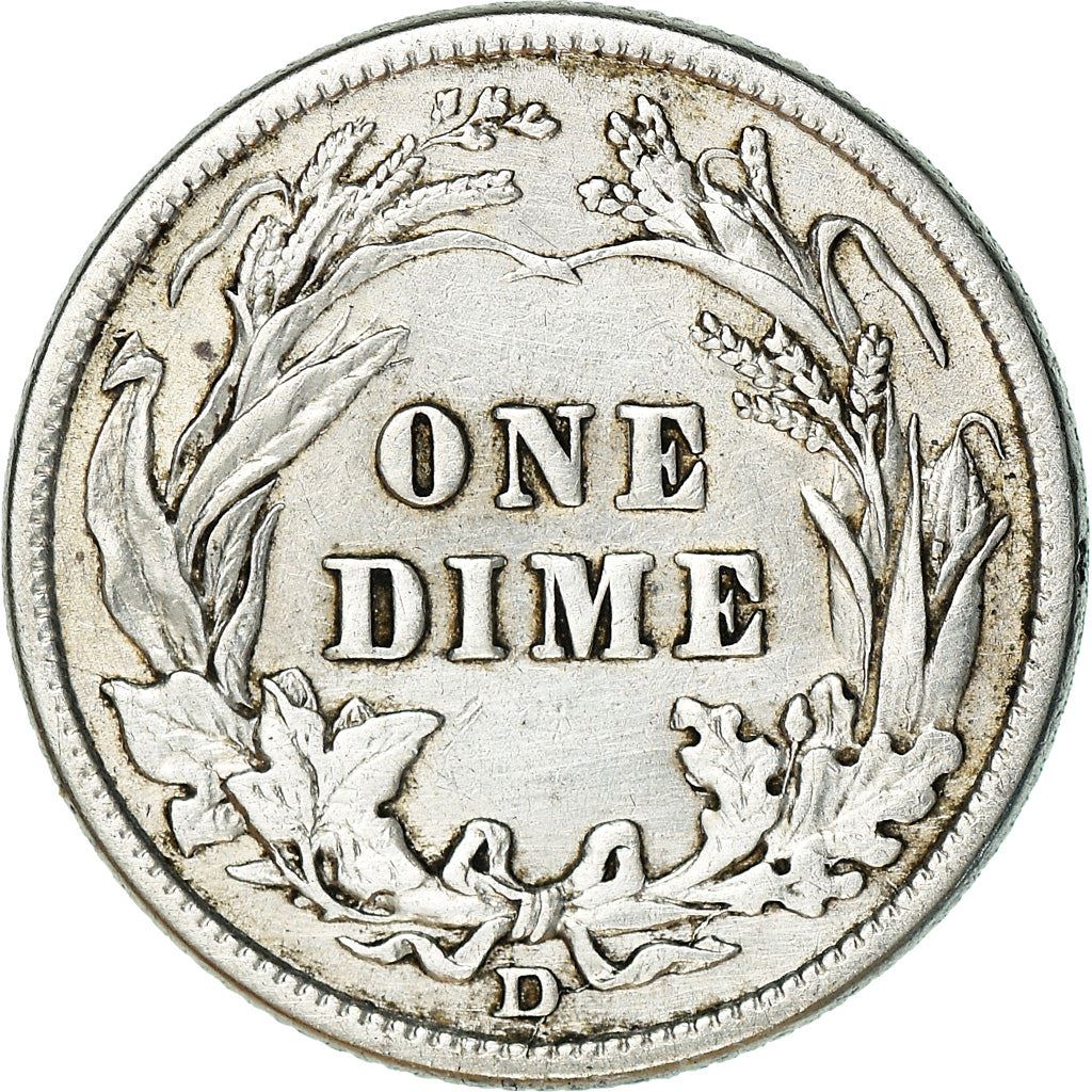 미국 | 1 다임 동전 | 바버 다임 | KM:113 | 1892 - 1916