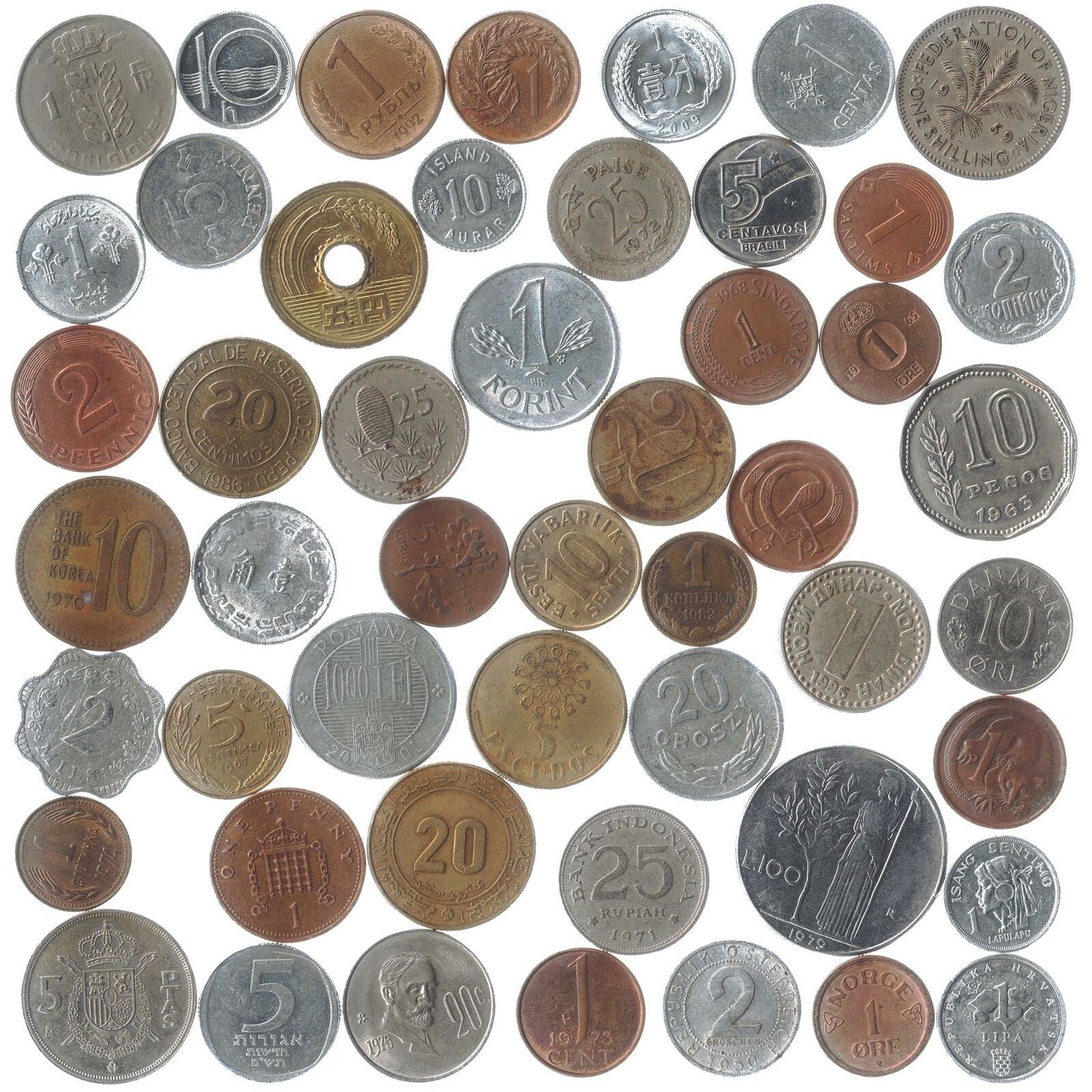 Different Coins From Different Countries Mix | 1 Coin = 1 Country | Maximal Variety